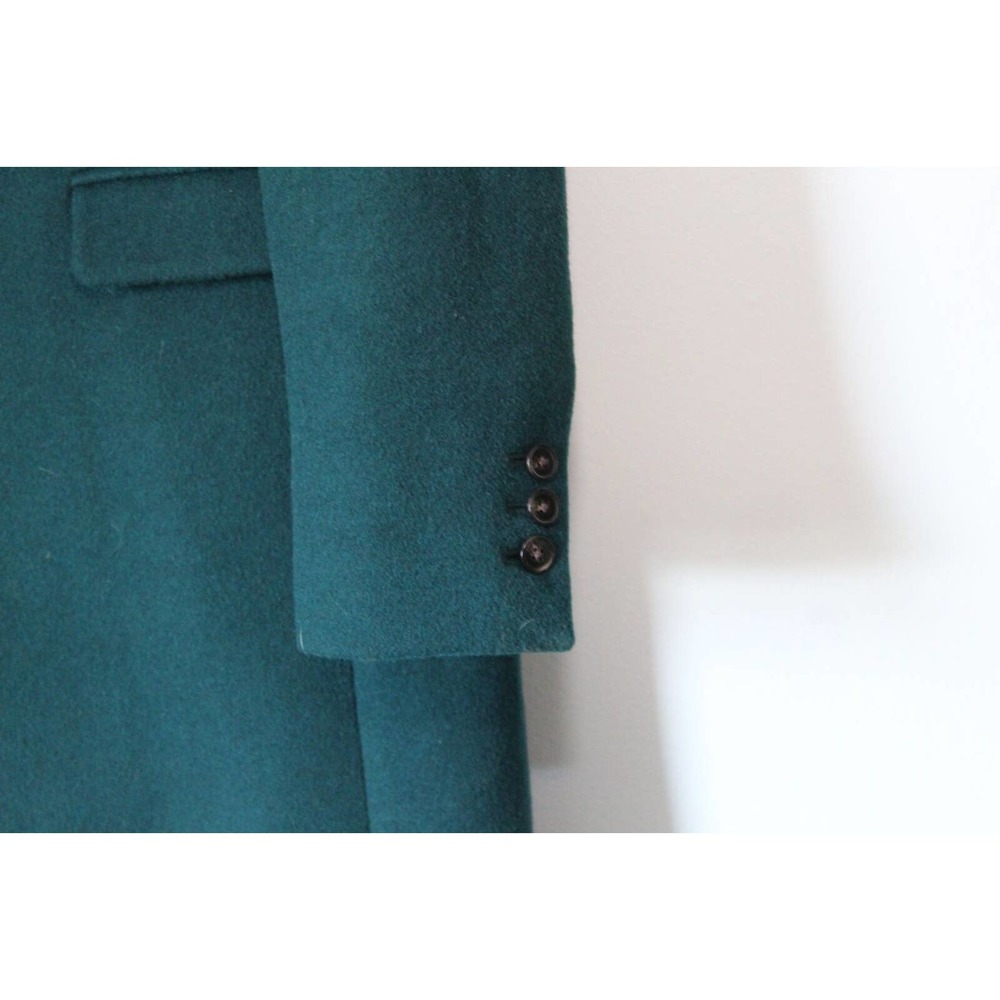 J. Crew Long Wool Blend Topcoat Dark Green E6228 Women's Size 6 H14099 - Picture 5 of 11